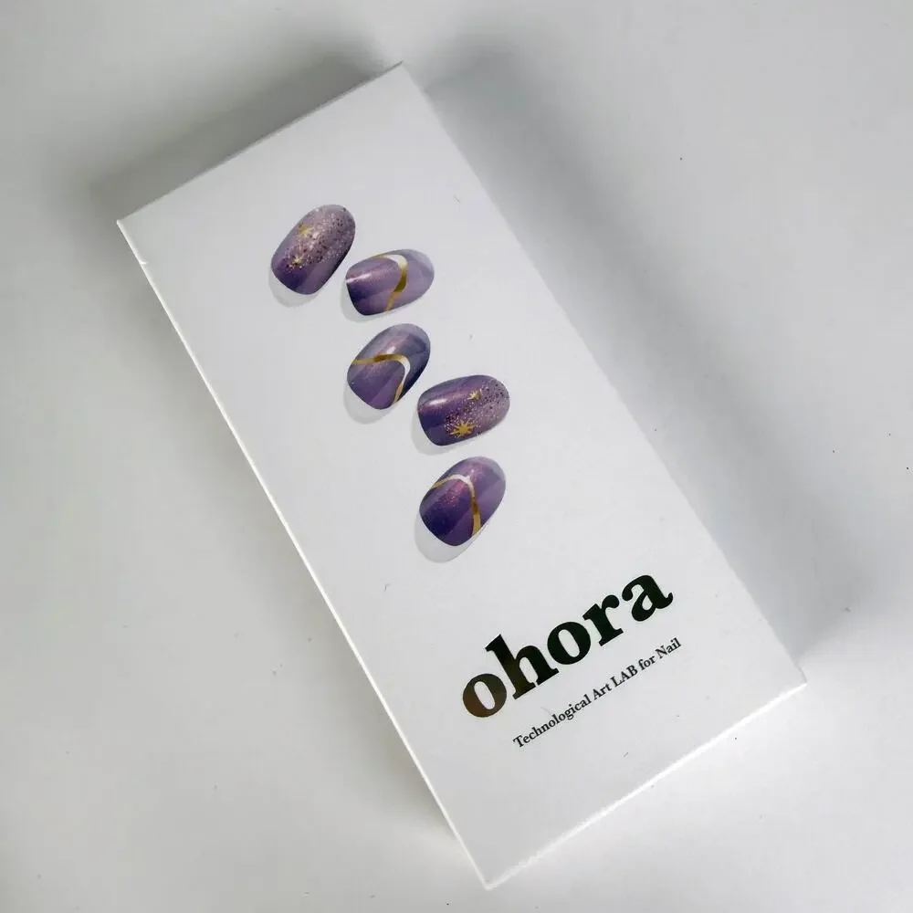 Ohora N Twinkle Night Semi Cured Gel Nail Polish Strips ND-069-J